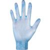 Disposable Gloves, Blue, Vinyl, 20mil Thickness, Powder Free, Size S, Pack of 100 thumbnail-2