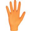 TX925 Disposable Gloves, Orange, Nitrile, 7.8mil Thickness, Powder Free, Size XL, Pack of 100 thumbnail-2