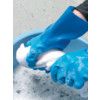 281 Mechanical Hazard Gloves, Blue, Nylon Liner, Polyurethane Coating, EN388: 2016, 4, 1, 2, 1, X, Size 8 thumbnail-1