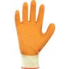 310Y Mechanical Hazard Gloves, Orange/Yellow, Cotton Liner, Latex Coating, EN388: 2016, 2, 1, 4, 2, X, Size 8 thumbnail-2