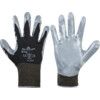 B370 Mechanical Hazard Gloves, Black/Grey, Nylon Liner, Nitrile Coating, EN388: 2003, 4, 1, 2, 1, Size 8 thumbnail-0