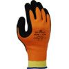 SHOWA 406 LATEX COAT INSULATED GRIP GLOVE ORANGE/BLACK SIZE 8/L thumbnail-2