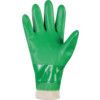 600, General Handling Gloves, Green, PVC Coating, Cotton Liner, Size 9 thumbnail-2