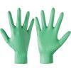 6110PF Disposable Gloves, Green, Nitrile, 4mil Thickness, Powder Free, Size M, Pack of 100 thumbnail-0