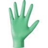 6110PF Disposable Gloves, Green, Nitrile, 4mil Thickness, Powder Free, Size S, Pack of 100 thumbnail-2