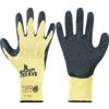 S-Tex, Cut Resistant Gloves, Black/Yellow, EN388: 2016, 3, X, 4, 4, F, Latex Palm, Polyester, Size 9 thumbnail-0