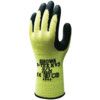 S-Tex, Cut Resistant Gloves, Black/Yellow, EN388: 2016, 3, X, 4, 4, F, Latex Palm, Polyester, Size 8 thumbnail-3