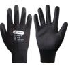 Basalt R Mechanical Hazard Gloves, Black, Nylon Liner, Polyurethane Coating, EN388: 2003, 4, 1, 3, 1, Size 8 thumbnail-0