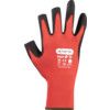 SKY712 Digit 1, General Handling Gloves, Black/Red, Polyurethane Coating, Nylon Liner, Size 8 thumbnail-1