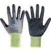 Sapphire Aero, Cut Resistant Gloves, Black/Green, EN388: 2016, 4, X, 4, 2, C, Nitrile Palm, HPPE, Size 9 thumbnail-0