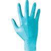 Teal Disposable Gloves, Green, Nitrile, 4.8mil Thickness, Powder Free, Size XL, Pack of 20 thumbnail-1