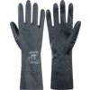 Nero, Chemical Resistant Gloves, Black, Latex, Cotton Flocked Liner, Size 8 thumbnail-0