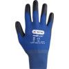 Ninja Lite Mechanical Hazard Gloves, Black/Blue, Lycra/Nylon Liner, Polyurethane Coating, EN388: 2016, 3, 1, 2, 1, X, Size 7 thumbnail-1