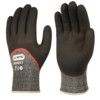 Radius 5, Cut Resistant Gloves, Black/Grey, EN388: 2003, 4, 5, 3, 4, Nitrile ¾ Coated, HPPE/Nylon, Size 9 thumbnail-1