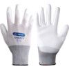 Quartz Mechanical Hazard Gloves, White, Nylon Liner, Polyurethane Coating, EN388: 2003, 4, 1, 3, 1, Size 8 thumbnail-0