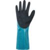 Xenon XN135, Chemical Resistant Gauntlet, Black/Green, Nitrile, Size 10/XL thumbnail-2