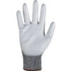 Cut Resistant Gloves, 18 Gauge Cut D, Size 9, Grey, Polyurethane Palm, EN388: 2016 thumbnail-2