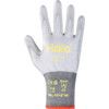 Cut Resistant Gloves, 18 Gauge Cut F, Size 6, Grey, Polyurethane Palm, EN388: 2016 thumbnail-1