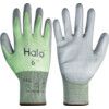 Cut Resistant Gloves, 13 Gauge Cut D, Size 11, Green & Grey, Nylon-PU Palm, EN388: 2016 thumbnail-0