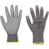 2100250 Mechanical Hazard Gloves, Grey, Polyamide Liner, Polyurethane Coating, EN388: 2016, 3, 1, 3, 1, X, Size 11 thumbnail-0