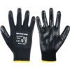 2232233 Polytril Mix Mechanical Hazard Gloves, Black, Cotton/Polyamide Liner, Nitrile Coating, EN388: 2016, 4, 1, 3, 2, X, Size 10 thumbnail-0