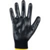 2232233 Polytril Mix Mechanical Hazard Gloves, Black, Cotton/Polyamide Liner, Nitrile Coating, EN388: 2016, 4, 1, 3, 2, X, Size 8 thumbnail-2