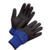 Cut Resistant Gloves, Blue/Black, Nitrile 3/4 Coated, Brushed Synthetic Liner, EN388: 2016, 3, X, 3, 2, D, Size 9 thumbnail-0