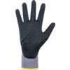 2332663 Polytril™ Flex, General Handling Gloves, Black/Grey, Nitrile Coating, Polyamide Liner, Size 7 thumbnail-2