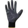 2132251 Vertigo Check & Go, General Handling Gloves, Black, Polyurethane Coating, Polyamide Liner, Size 9 thumbnail-2