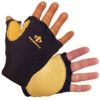 502-20, Impact Gloves, Blue/Yellow, Nylon, Leather Coating, EN388: 2003, 1, 2, 4, 4, Size L thumbnail-0