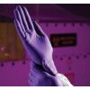 Kimtech Science Disposable Gloves, Purple, Nitrile, 5.5mil Thickness, Powder Free, Size M, Pack of 100 thumbnail-1