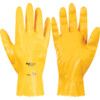 Titan 375 Mechanical Hazard Gloves, Yellow, Cotton Liner, Nitrile Coating, EN388: 2016, 3, 1, 1, 1, X, Size 9 thumbnail-0