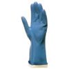 Ultranitril 495, Chemical Resistant Gloves, Blue, Nitrile, Cotton Flocked Liner, Size 7 thumbnail-0