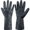 G17K, Chemical Resistant Gloves, Black, Latex, Cotton Flocked Liner, Size 8.5 thumbnail-0