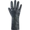 G17K, Chemical Resistant Gloves, Black, Latex, Cotton Flocked Liner, Size 8.5 thumbnail-1