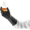 G17K, Chemical Resistant Gloves, Black, Latex, Cotton Flocked Liner, Size 8.5 thumbnail-3