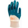 Nitrotough, Cut Resistant Gloves, Blue/White, Nitrile Coating, EN388: 2016, 4, 2, 2, 1, B, Size 10 thumbnail-0