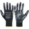 2232231 Polytril Mechanical Hazard Gloves, Black, Polyamide Liner, Nitrile Coating, EN388: 2016, 3, 1, 2, 1, X, Size 10 thumbnail-0