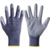 2400250 Perfect Poly Mechanical Hazard Gloves, Grey, Polyamide Liner, Polyurethane Coating, EN388: 2016, 4, 1, 2, 1, X, Size 9 thumbnail-0