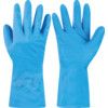 Nitri-Tech III® Lite, Chemical Resistant Gloves, Blue, Rubber, Size M thumbnail-0