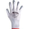 100-MAT Matrix F Grip Mechanical Hazard Gloves, Grey/White, Nitrile Coating, EN388: 2016, 4, 1, 2, 1, X, Size 6 thumbnail-1