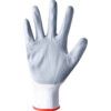 100-MAT Matrix F Grip Mechanical Hazard Gloves, Grey/White, Nitrile Coating, EN388: 2016, 4, 1, 2, 1, X, Size 6 thumbnail-2