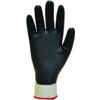 108-MAT Matrix F Grip Mechanical Hazard Gloves, Black, Nitrile Coating, EN388: 2016, 4, 1, 2, 1, X, Size 8 thumbnail-1