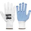 703-MAT Matrix Mechanical Hazard Gloves, White, Nylon Liner, PVC Coating, EN388: 2016, 2, 1, 4, X, X, Size 9 thumbnail-0