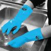 SHIELD 2 HOUSEHOLD RUBBER GLOVES BLUE (S) thumbnail-0