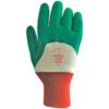 8302 Kew Mechanical Hazard Gloves, Green/Red/White, Cotton Liner, Latex Coating, EN388: 2003, 2, 1, 4, 1, Size 8 thumbnail-0