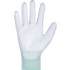 8800 Polyflex® Mechanical Hazard Gloves, White, Nylon Liner, Polyurethane Coating, EN388: 2016, 4, 1, 3, 1, X, Size 6 thumbnail-2