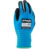 9214 Polyflex Max Mechanical Hazard Gloves, Black/Blue, Nylon Liner, Nitrile Coating, EN388: 2016, 4, 1, 3, 1, X, Size 10 thumbnail-0