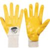 9312 Nitron Lite Mechanical Hazard Gloves, White/Yellow, Cotton Liner, Nitrile Coating, EN388: 2003, 4, 1, 1, 1, Size 9 thumbnail-0