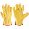 DR100 Daytona Mechanical Hazard Gloves, Yellow, Fleece Liner, Leather Coating, EN388: 2003, 2, 1, 2, 2, Size 10 thumbnail-0